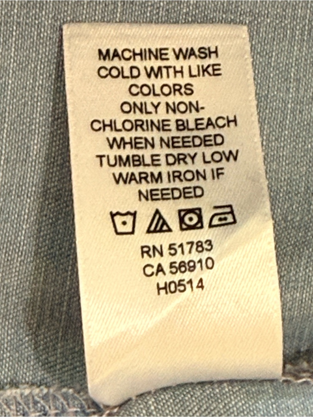 Maurices Light Blue Chambray Shirt dress size large denim look lyocell - Picture 10 of 11